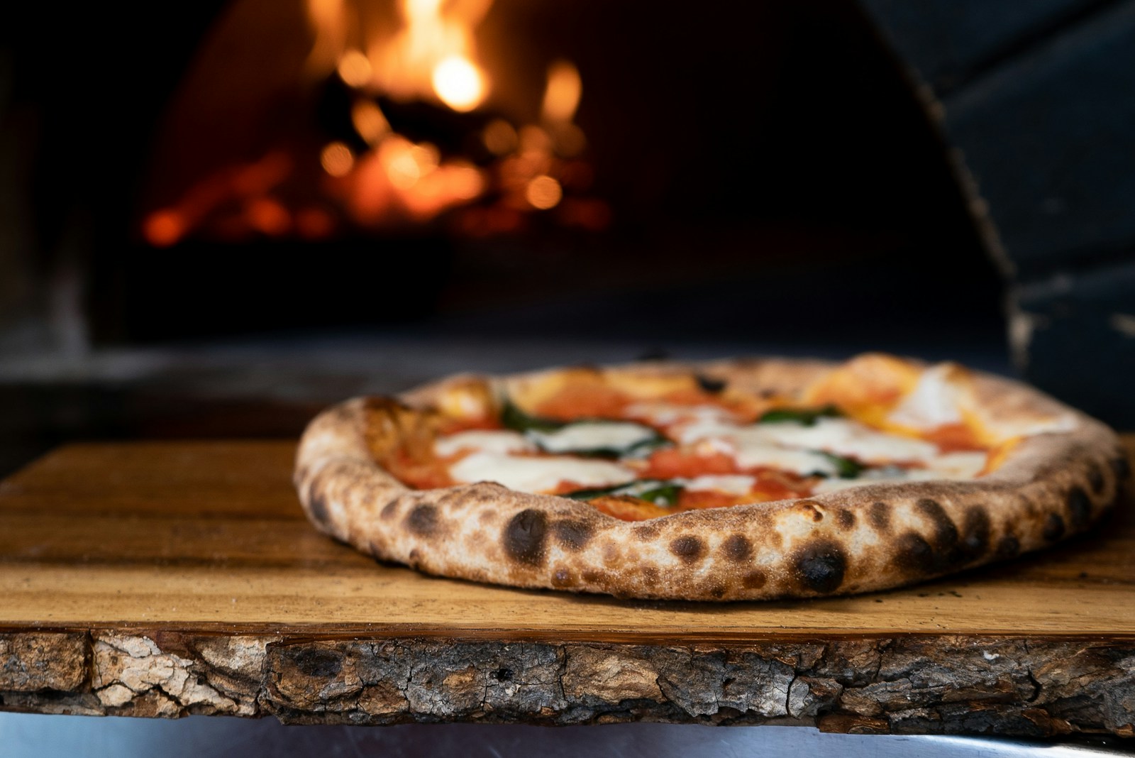 Pizza set out for dinner